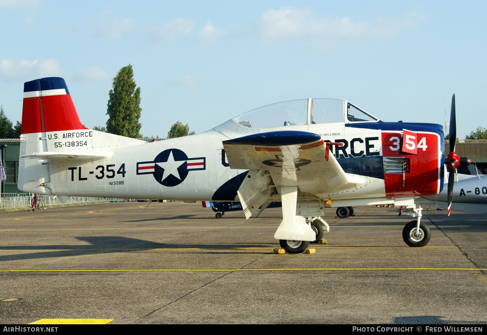 Aircraft Photo of N1328B / 55-138354 | North American T-28B Trojan | USA - Air Force | AirHistory.net #195527