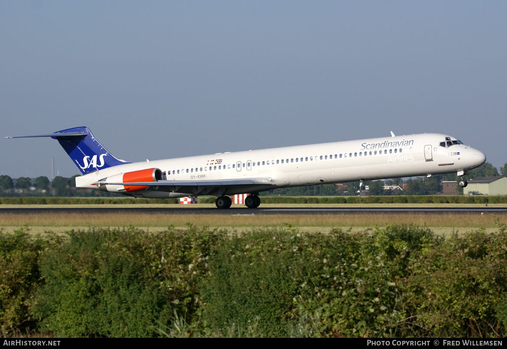 Aircraft Photo of OY-KHM | McDonnell Douglas MD-82 (DC-9-82) | Scandinavian Airlines - SAS | AirHistory.net #195528