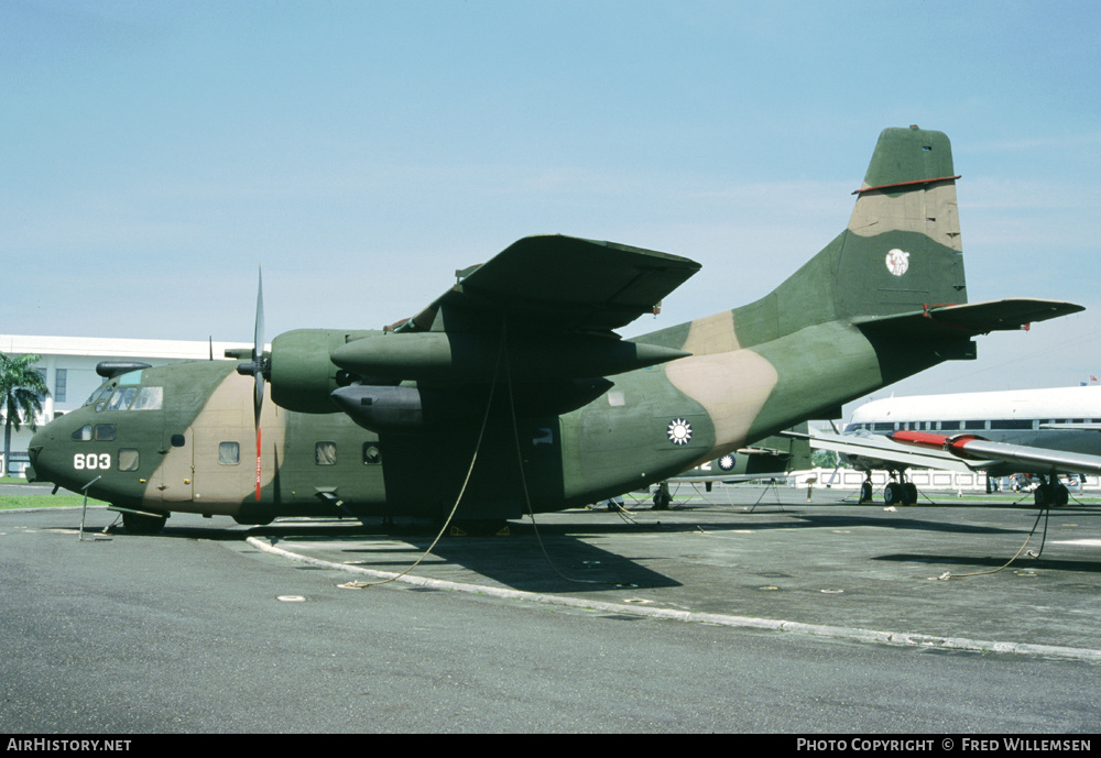 Aircraft Photo of 603 | Fairchild C-123K Provider | Taiwan - Air Force | AirHistory.net #195530