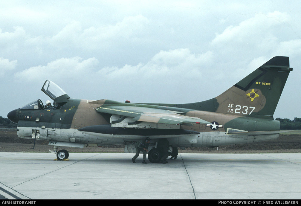 Aircraft Photo of 72-0237 / AF72-237 | LTV A-7D Corsair II | USA - Air Force | AirHistory.net #195543