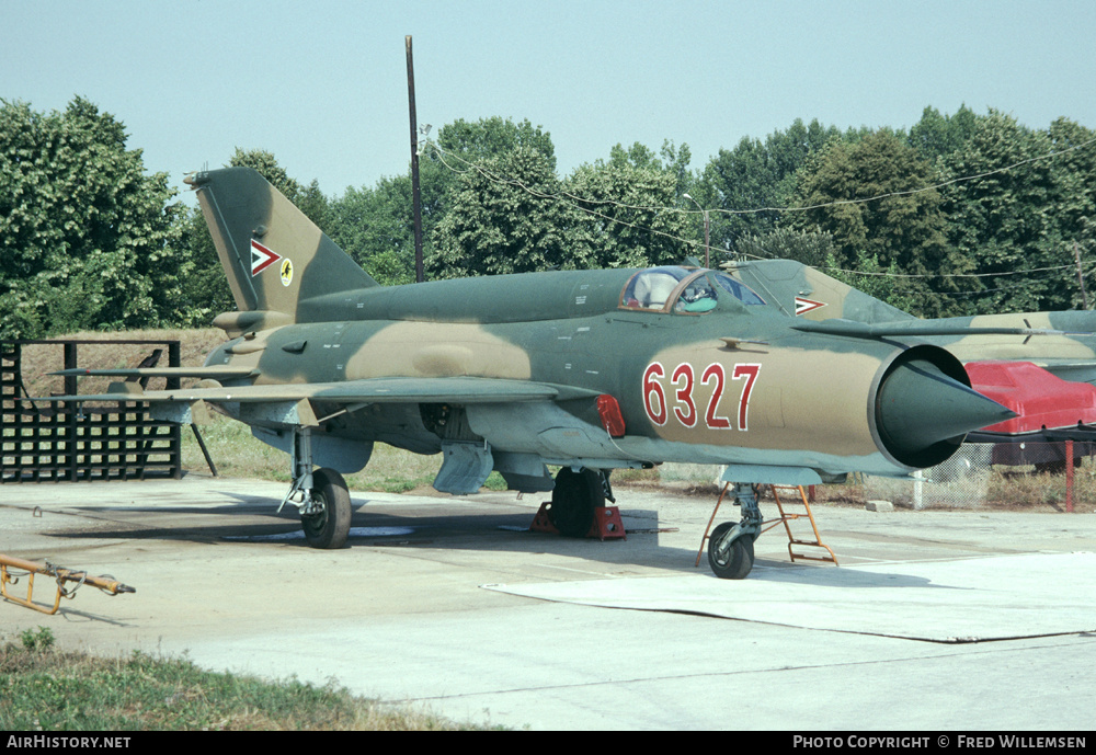 Aircraft Photo of 6327 | Mikoyan-Gurevich MiG-21bis | Hungary - Air Force | AirHistory.net #195549