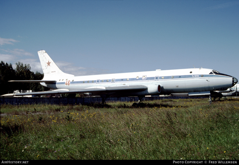 Aircraft Photo of 46 red | Tupolev Tu-104AK | Russia - Air Force | AirHistory.net #195550
