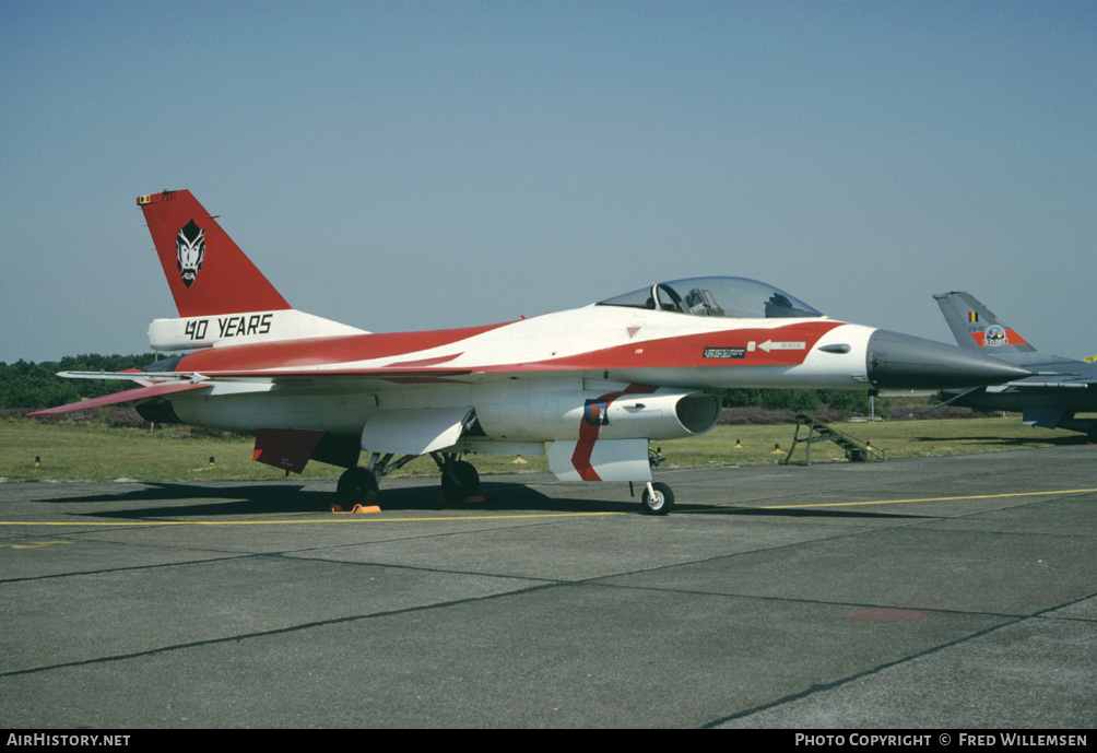 Aircraft Photo of FA-91 | General Dynamics F-16A Fighting Falcon | Belgium - Air Force | AirHistory.net #195552