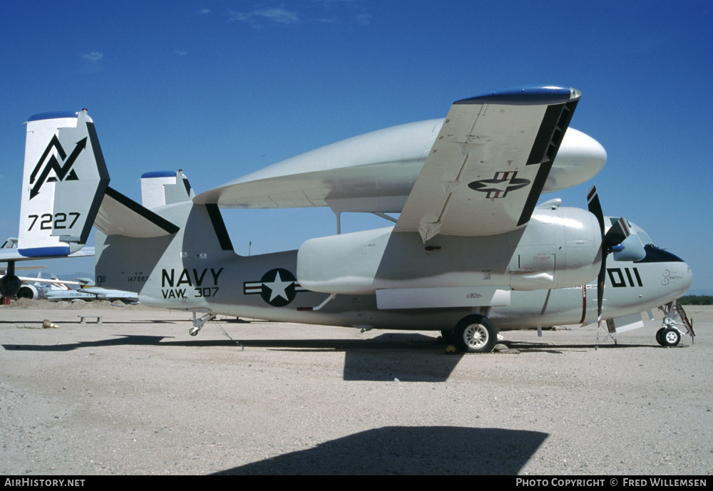 Aircraft Photo of 147227 / 7227 | Grumman E-1B Tracer (G-117/WF-2) | USA - Navy | AirHistory.net #195559