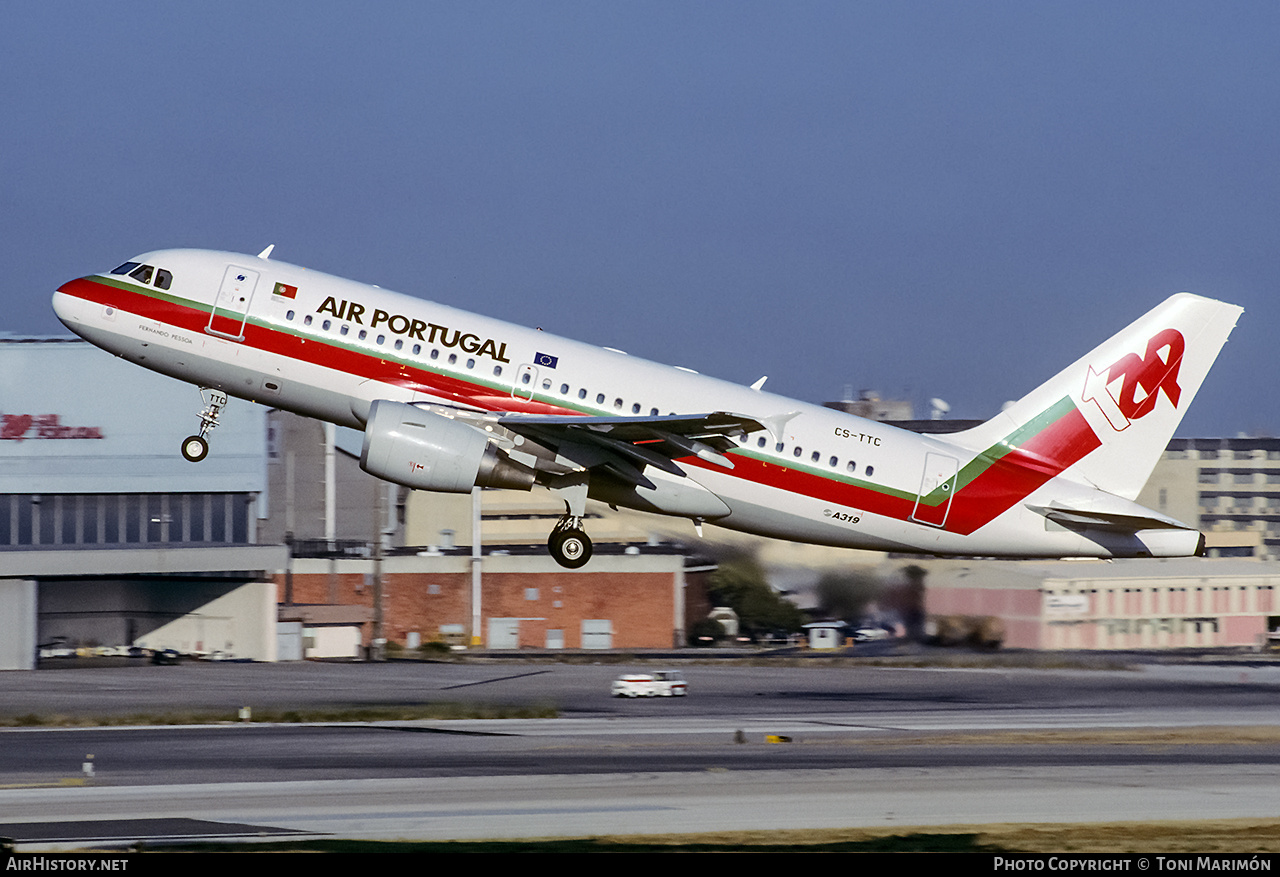 Aircraft Photo of CS-TTC | Airbus A319-111 | TAP Air Portugal | AirHistory.net #195591