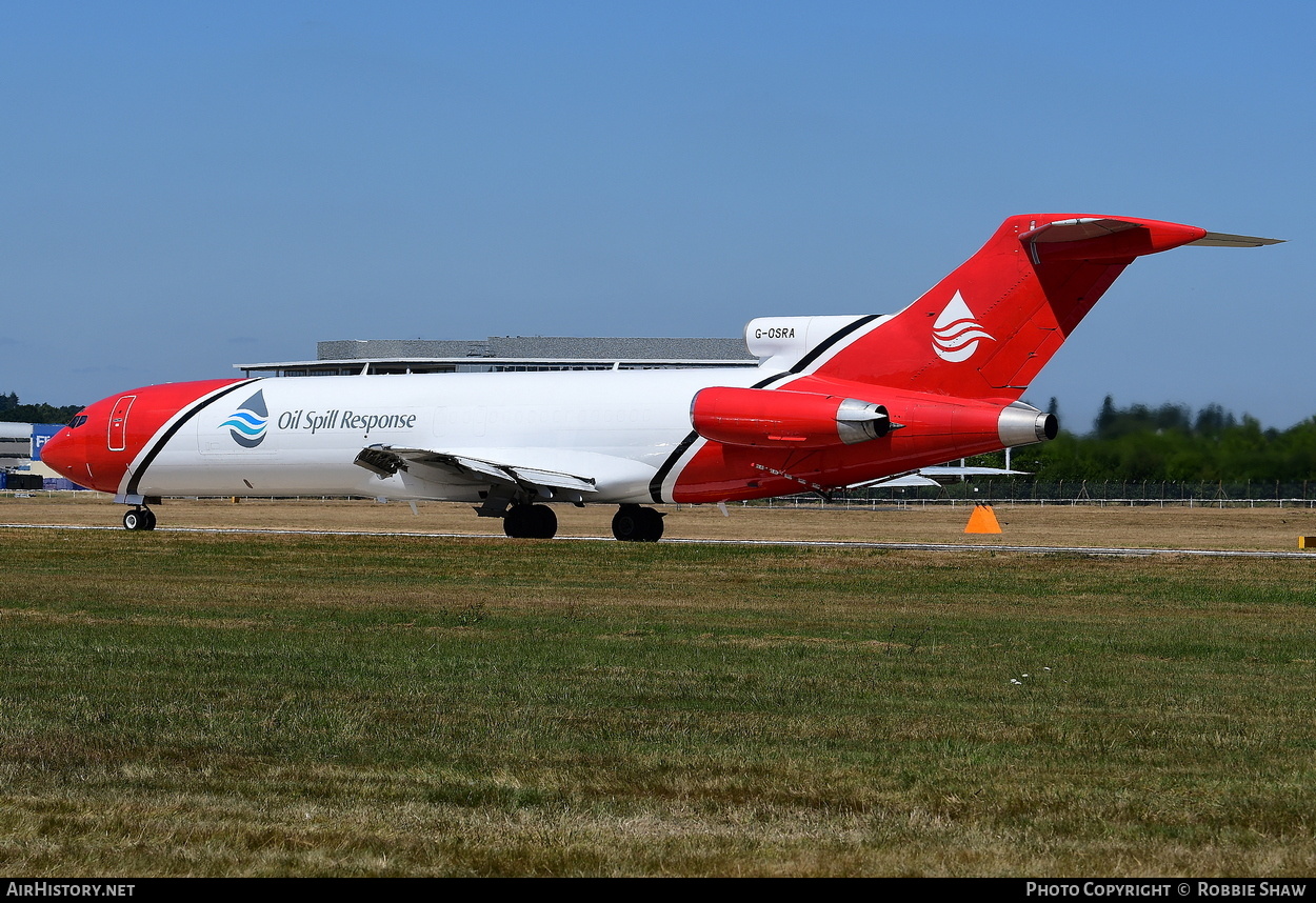 Aircraft Photo of G-OSRA | Boeing 727-2S2F/Adv | Oil Spill Response | AirHistory.net #195602