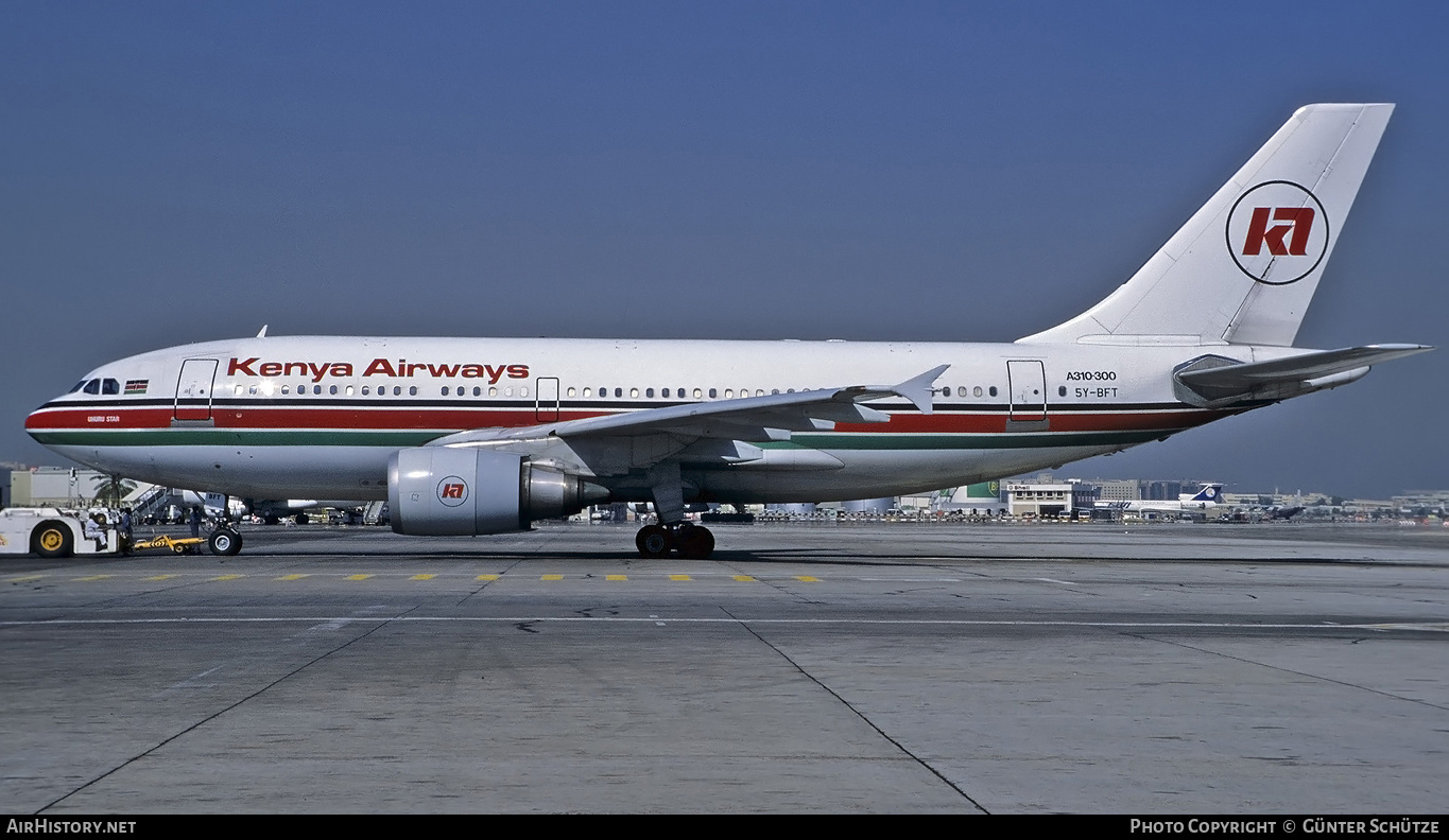Aircraft Photo of 5Y-BFT | Airbus A310-304 | Kenya Airways | AirHistory.net #195627