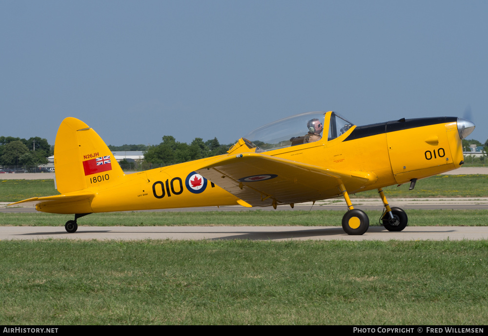 Aircraft Photo of N26JH / 18010 | De Havilland DHC-1 Chipmunk Mk22 | Canada - Air Force | AirHistory.net #195638