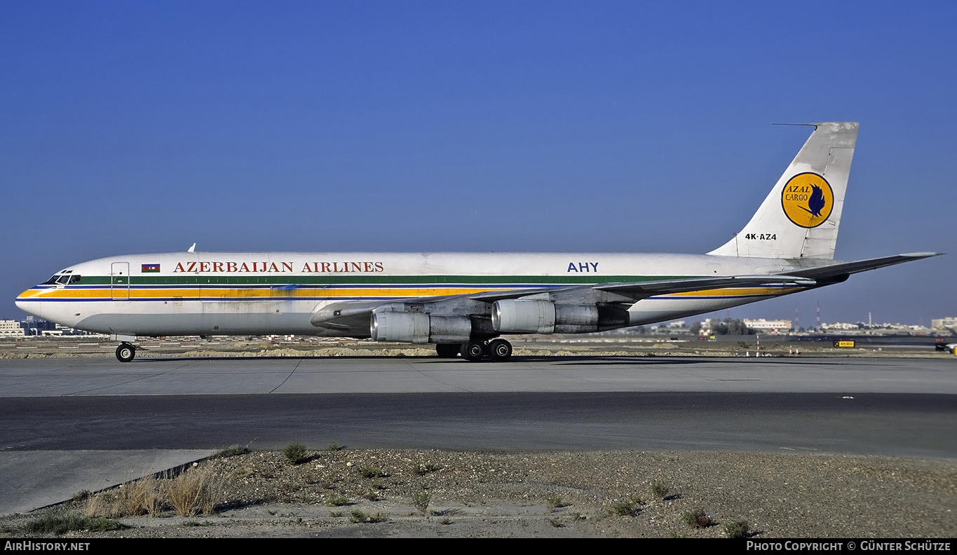 Aircraft Photo of 4K-AZ4 | Boeing 707-399C | Azerbaijan Airlines - AZAL - AHY Cargo | AirHistory.net #195642