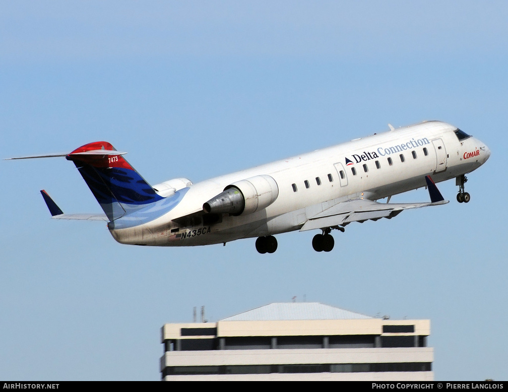 Aircraft Photo of N435CA | Bombardier CRJ-100LR (CL-600-2B19) | Delta Connection | AirHistory.net #195648