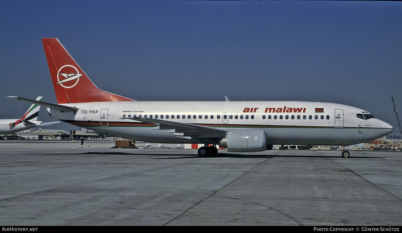 Aircraft Photo of 7Q-YKP | Boeing 737-33A | Air Malawi | AirHistory.net #195652