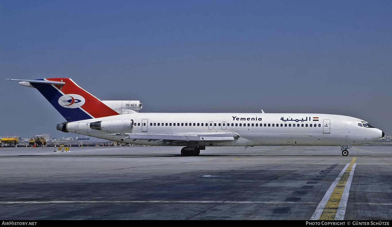 Aircraft Photo of 7O-ACX | Boeing 727-2N8/Adv | Yemenia - Yemen Airways | AirHistory.net #195653