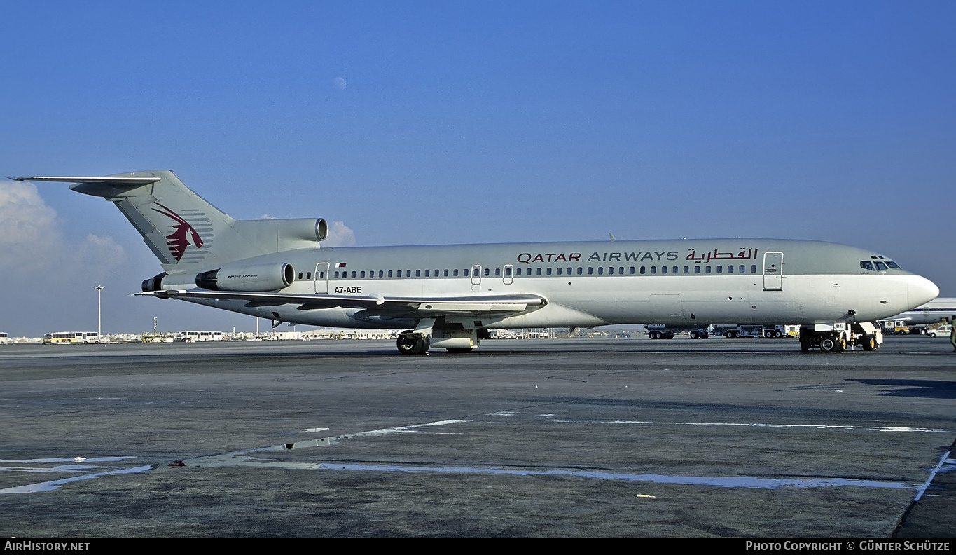 Aircraft Photo of A7-ABE | Boeing 727-294/Adv | Qatar Airways | AirHistory.net #195658