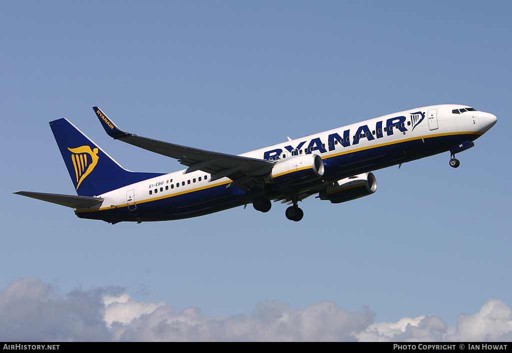 Aircraft Photo of EI-EBO | Boeing 737-8AS | Ryanair | AirHistory.net #195661
