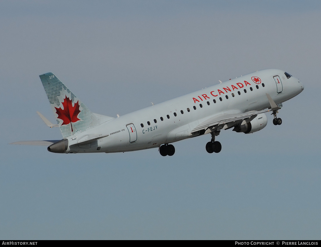 Aircraft Photo of C-FEJY | Embraer 175LR (ERJ-170-200LR) | Air Canada | AirHistory.net #195664