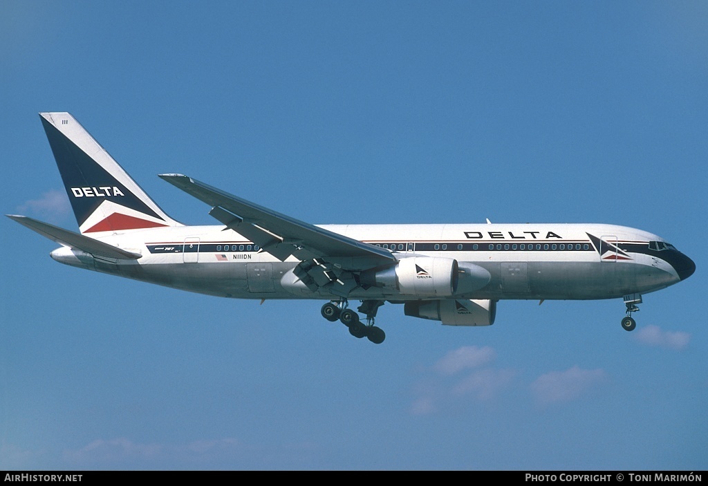 Aircraft Photo of N111DN | Boeing 767-232 | Delta Air Lines | AirHistory.net #195692