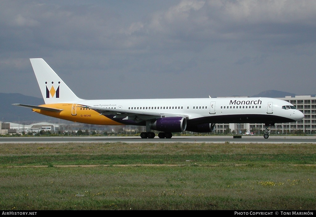 Aircraft Photo of G-MONE | Boeing 757-2T7 | Monarch Airlines | AirHistory.net #195696