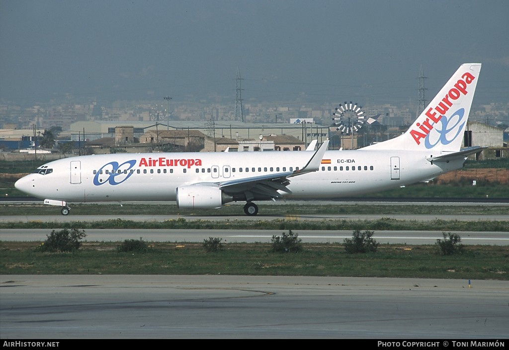 Aircraft Photo of EC-IDA | Boeing 737-86Q | Air Europa | AirHistory.net #195697