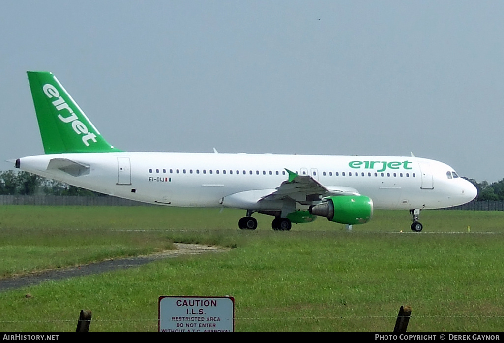 Aircraft Photo of EI-DIJ | Airbus A320-212 | Eirjet | AirHistory.net #195711