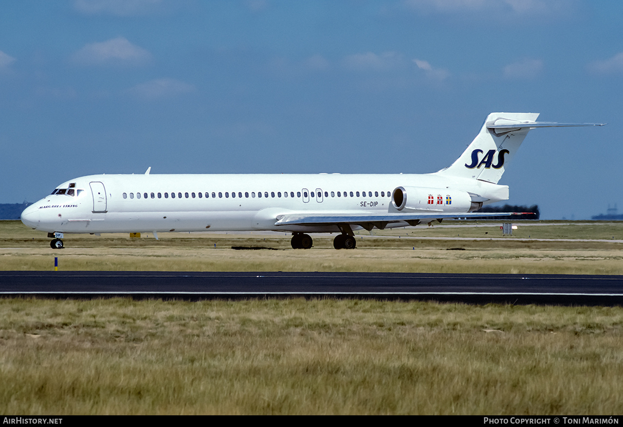 Aircraft Photo of SE-DIP | McDonnell Douglas MD-87 (DC-9-87) | Scandinavian Airlines - SAS | AirHistory.net #195712