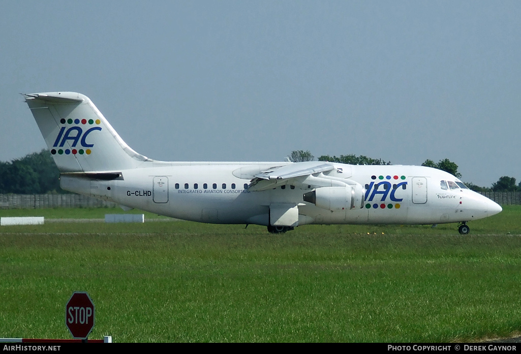 Aircraft Photo of G-CLHD | British Aerospace BAe-146-200 | IAC - Integrated Aviation Consortium | AirHistory.net #195713