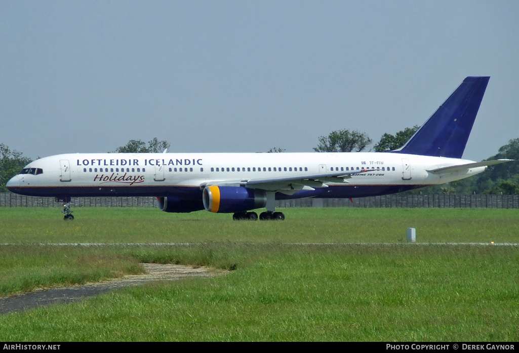 Aircraft Photo of TF-FIW | Boeing 757-27B | Loftleidir Icelandic Holidays | AirHistory.net #195716