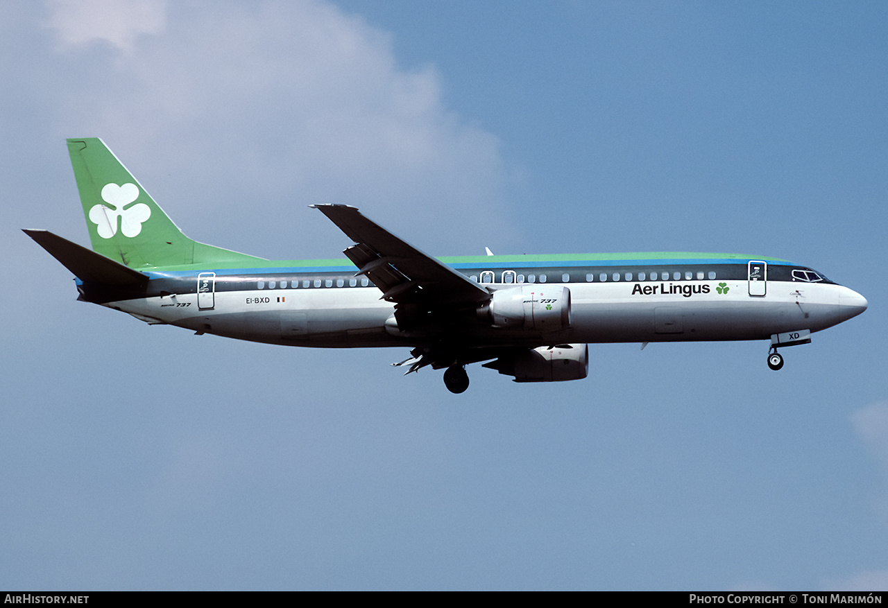 Aircraft Photo of EI-BXD | Boeing 737-448 | Aer Lingus | AirHistory.net #195725