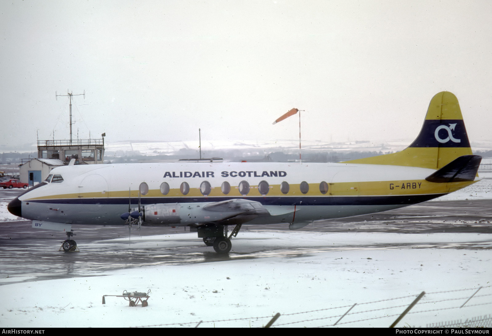Aircraft Photo of G-ARBY | Vickers 708 Viscount | Alidair Scotland | AirHistory.net #195728