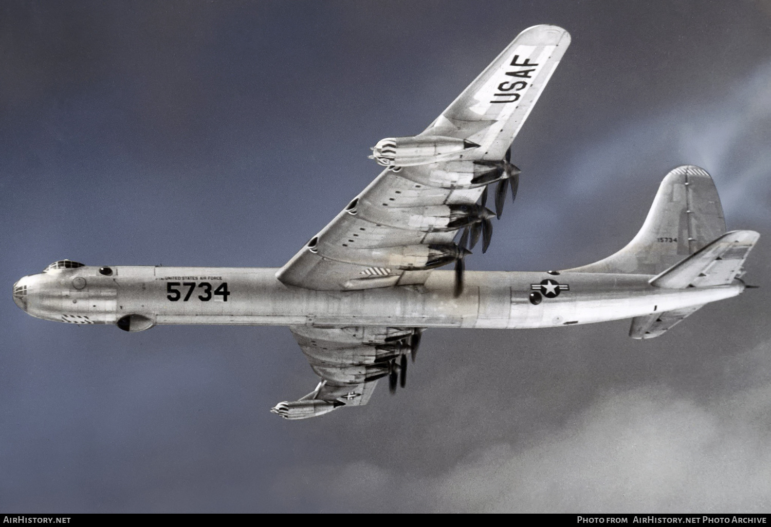Aircraft Photo of 51-5734 / 15734 | Convair B-36H Peacemaker | USA - Air Force | AirHistory.net #195730