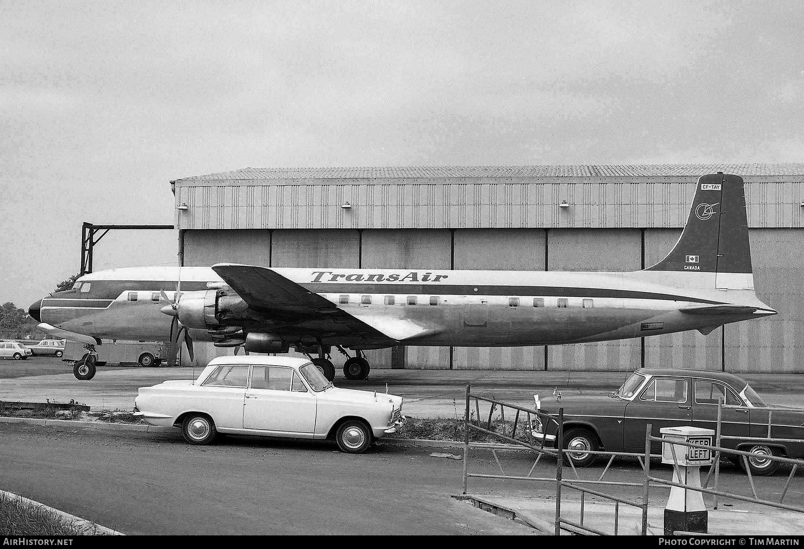 Aircraft Photo of CF-TAY | Douglas DC-7C | Transair | AirHistory.net #195738