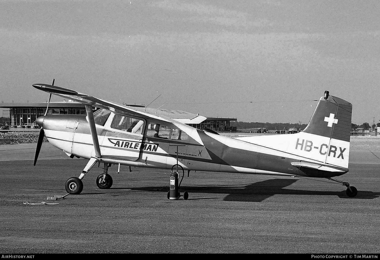 Aircraft Photo of HB-CRX | Cessna 185A Skywagon | Airleman | AirHistory.net #195783