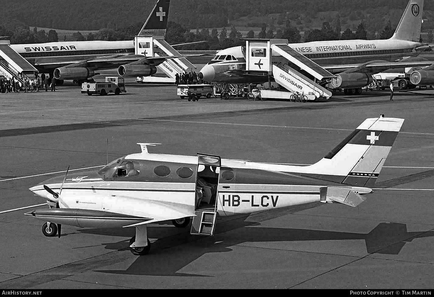 Aircraft Photo of HB-LCV | Cessna 411 | AirHistory.net #195784