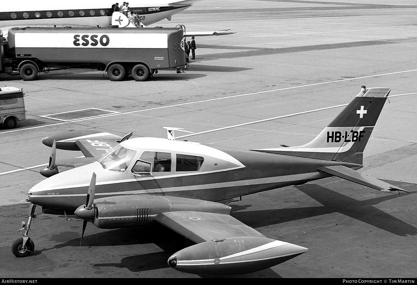 Aircraft Photo of HB-LBF | Cessna 310D | AirHistory.net #195785