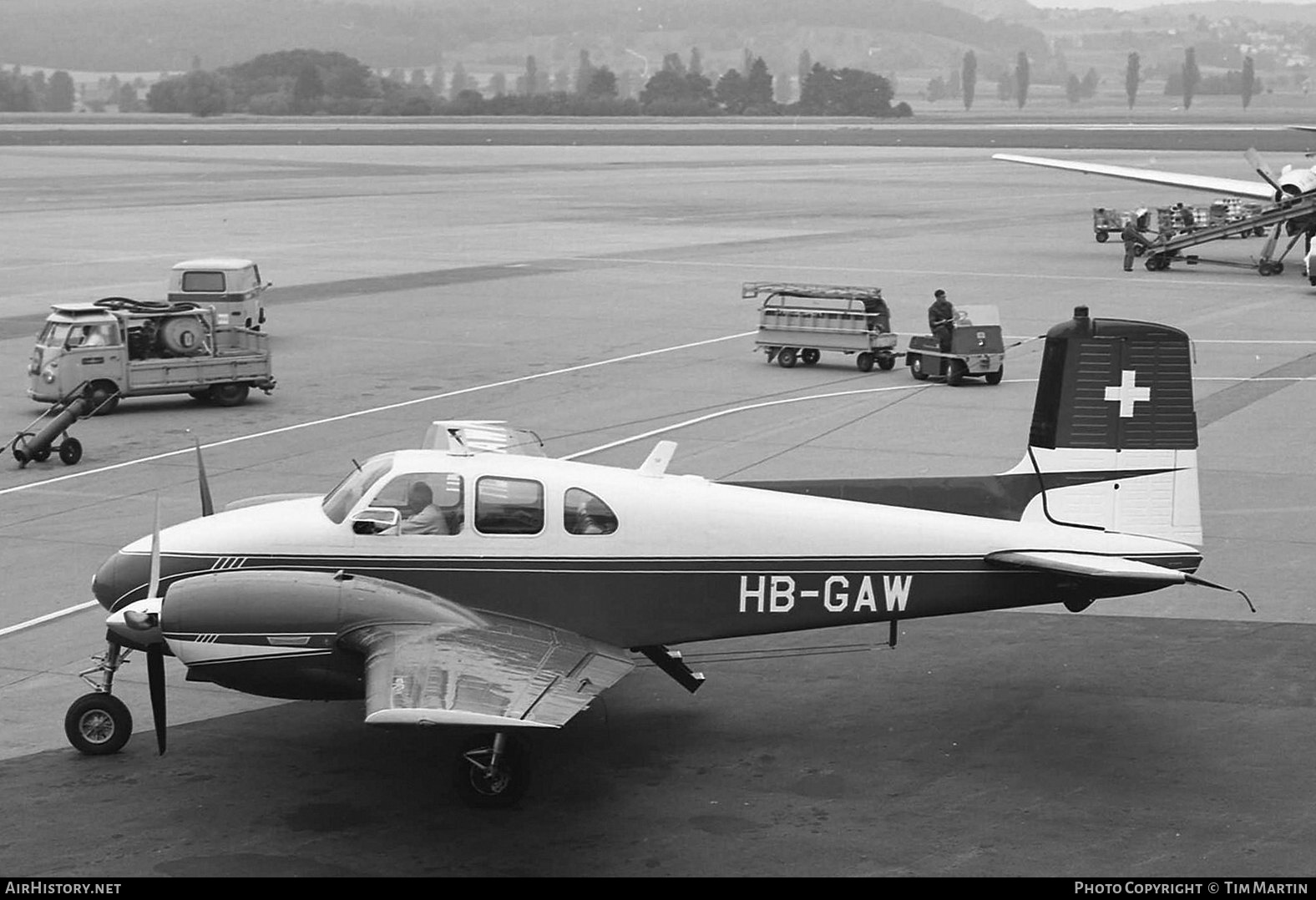 Aircraft Photo of HB-GAW | Beech G50 Twin Bonanza | AirHistory.net #195791