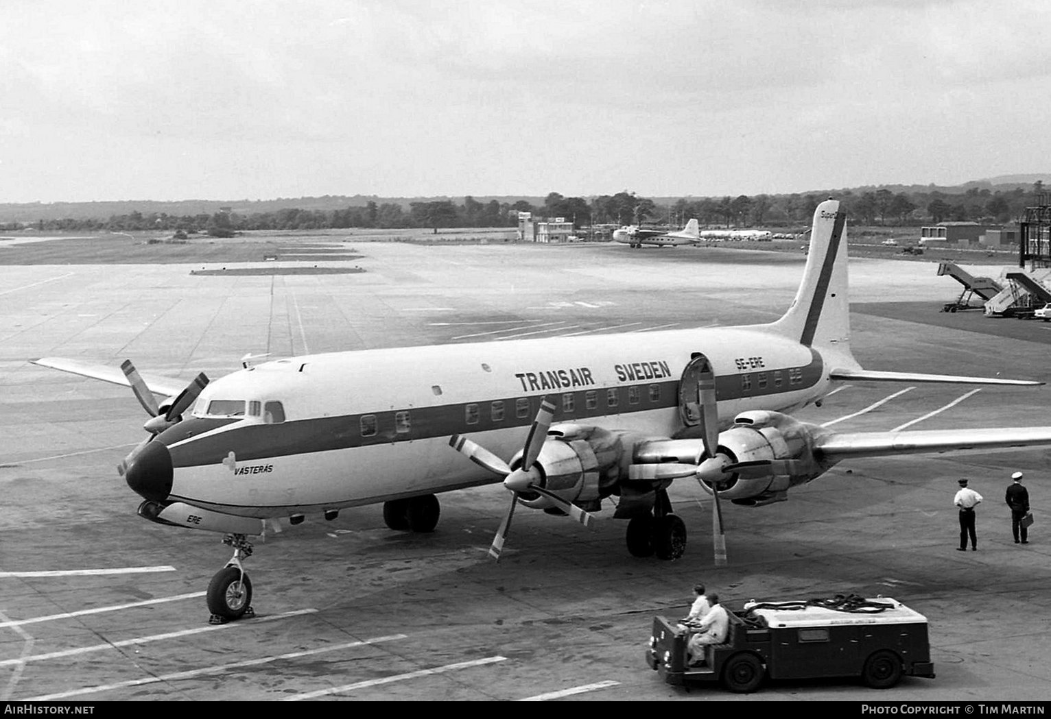 Aircraft Photo of SE-ERE | Douglas DC-7B | Transair Sweden | AirHistory.net #195793