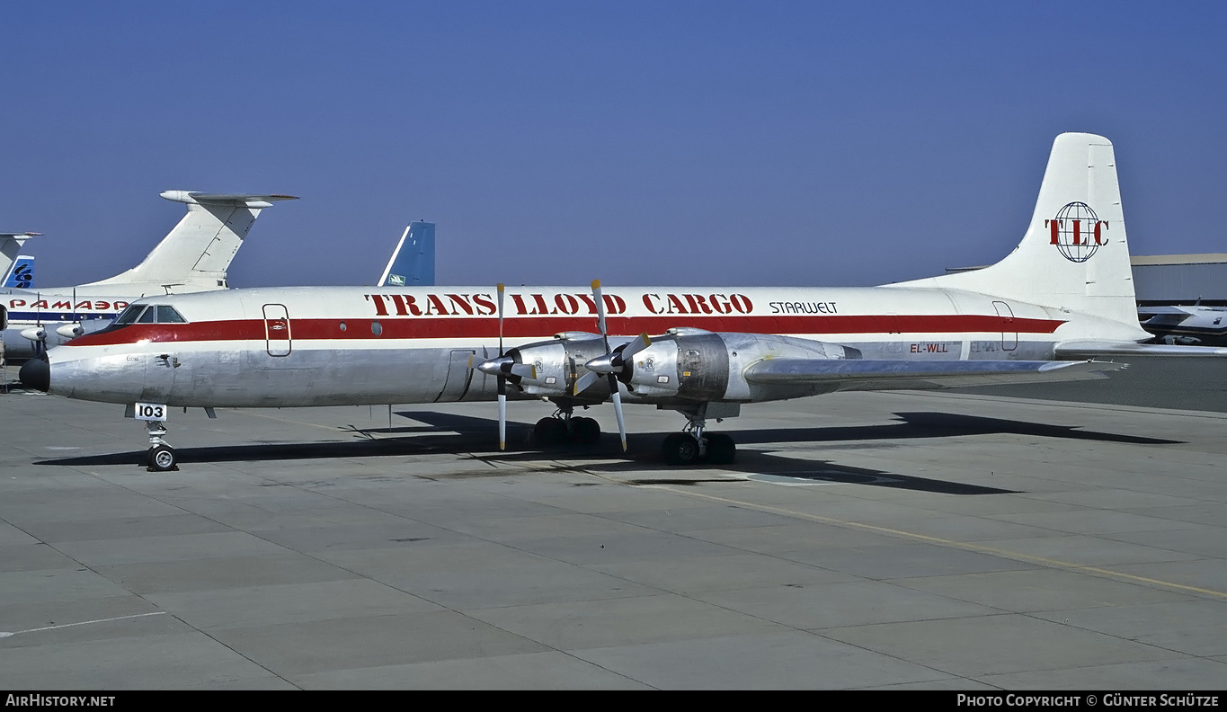 Aircraft Photo of EL-WLL | Canadair CL-44D4-2 | Trans Lloyd Cargo | AirHistory.net #195798