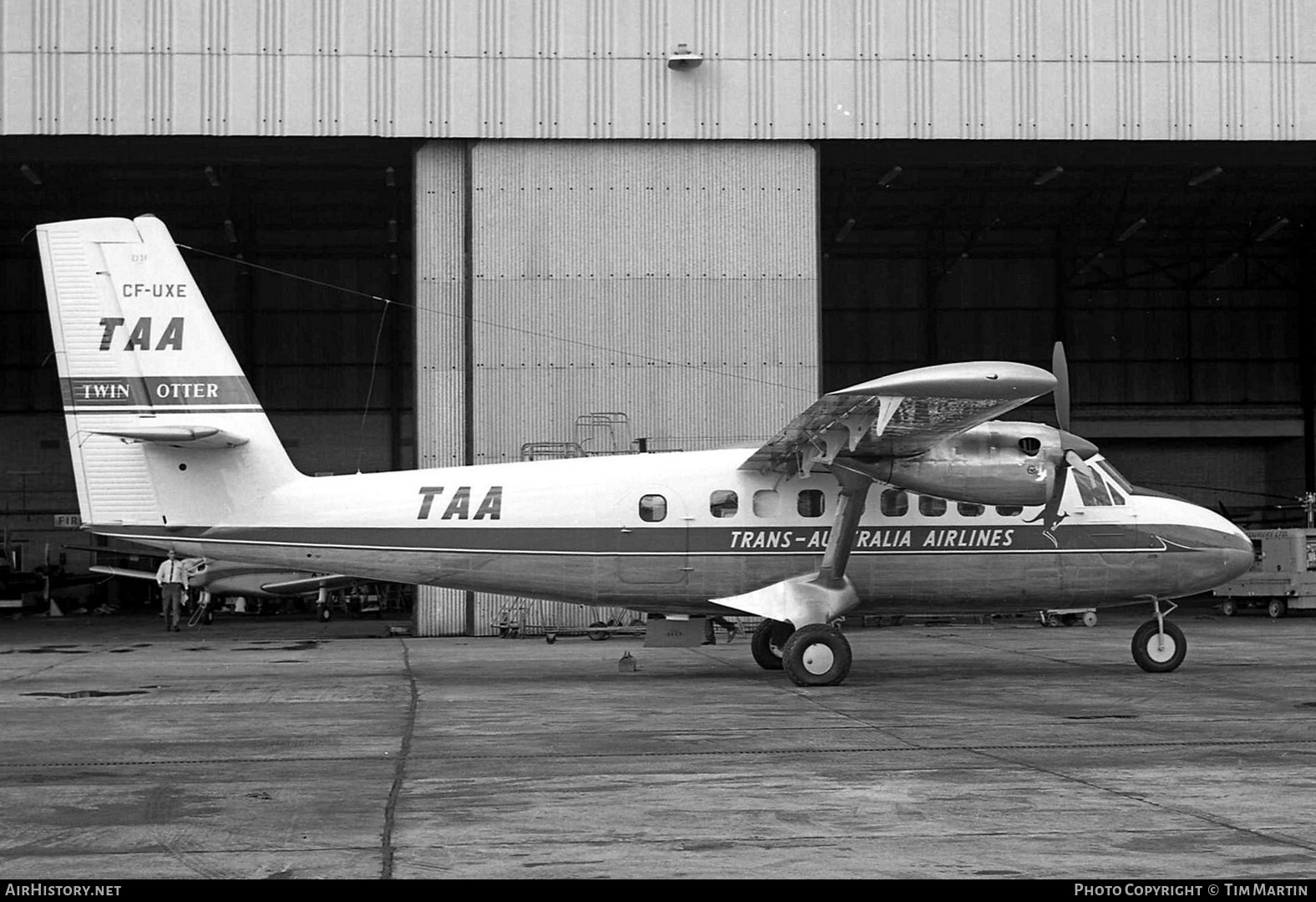 Aircraft Photo of CF-UXE | De Havilland Canada DHC-6-100 Twin Otter | Trans-Australia Airlines - TAA | AirHistory.net #195799