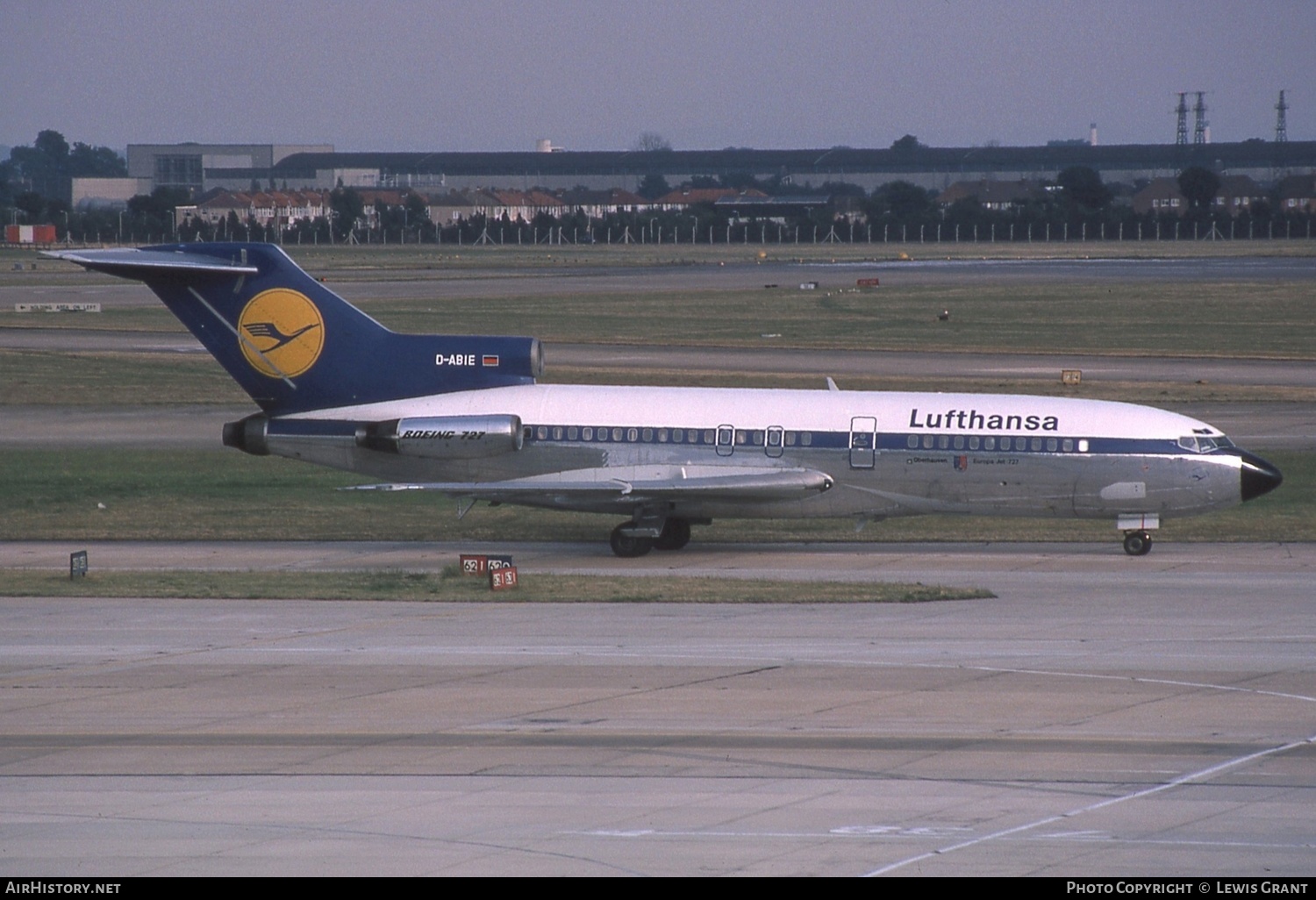 Aircraft Photo of D-ABIE | Boeing 727-30C | Lufthansa | AirHistory.net #195828