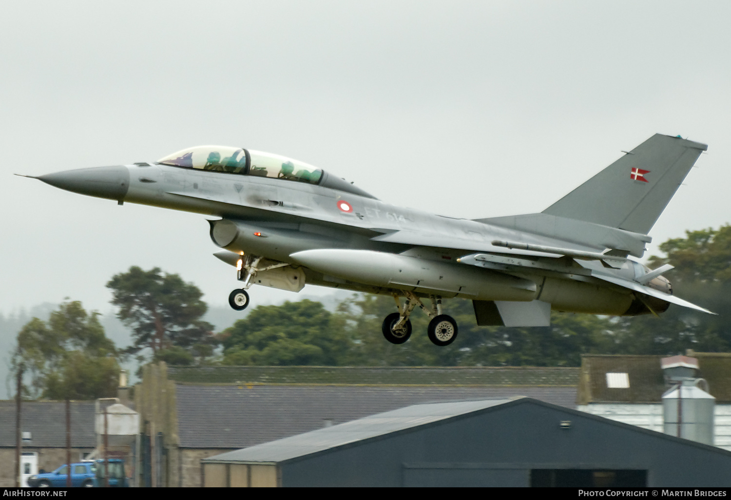 Aircraft Photo of ET-614 | General Dynamics F-16BM Fighting Falcon | Denmark - Air Force | AirHistory.net #195833