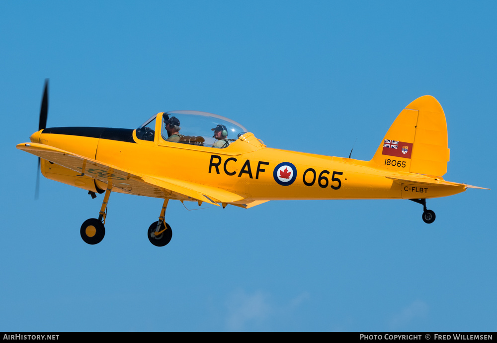 Aircraft Photo of C-FLBT / 18065 | De Havilland Canada DHC-1B-2 Chipmunk | Canada - Air Force | AirHistory.net #195888