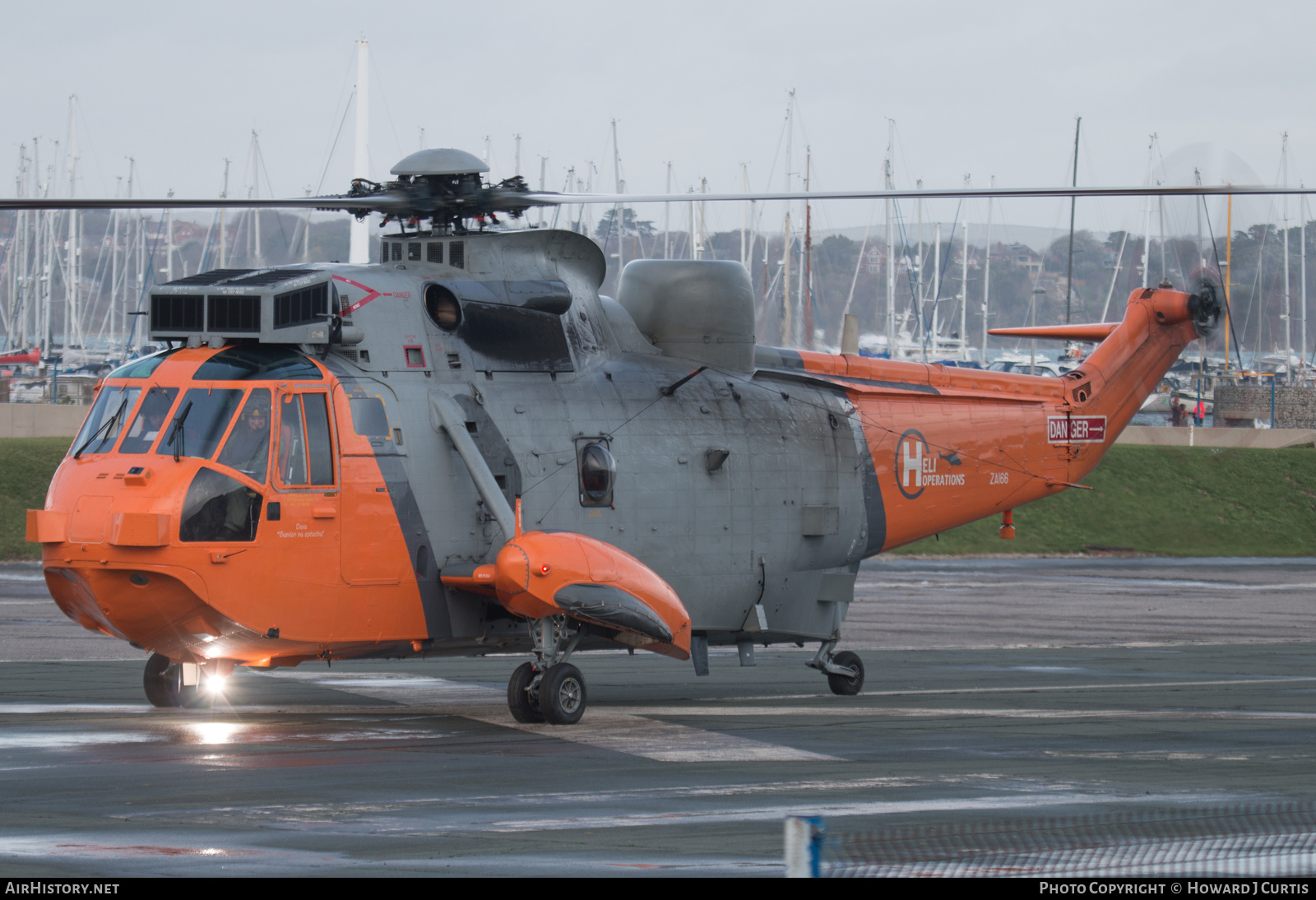 Aircraft Photo of ZA166 | Westland WS-61 Sea King HU5SAR | Heli Operations | AirHistory.net #195901