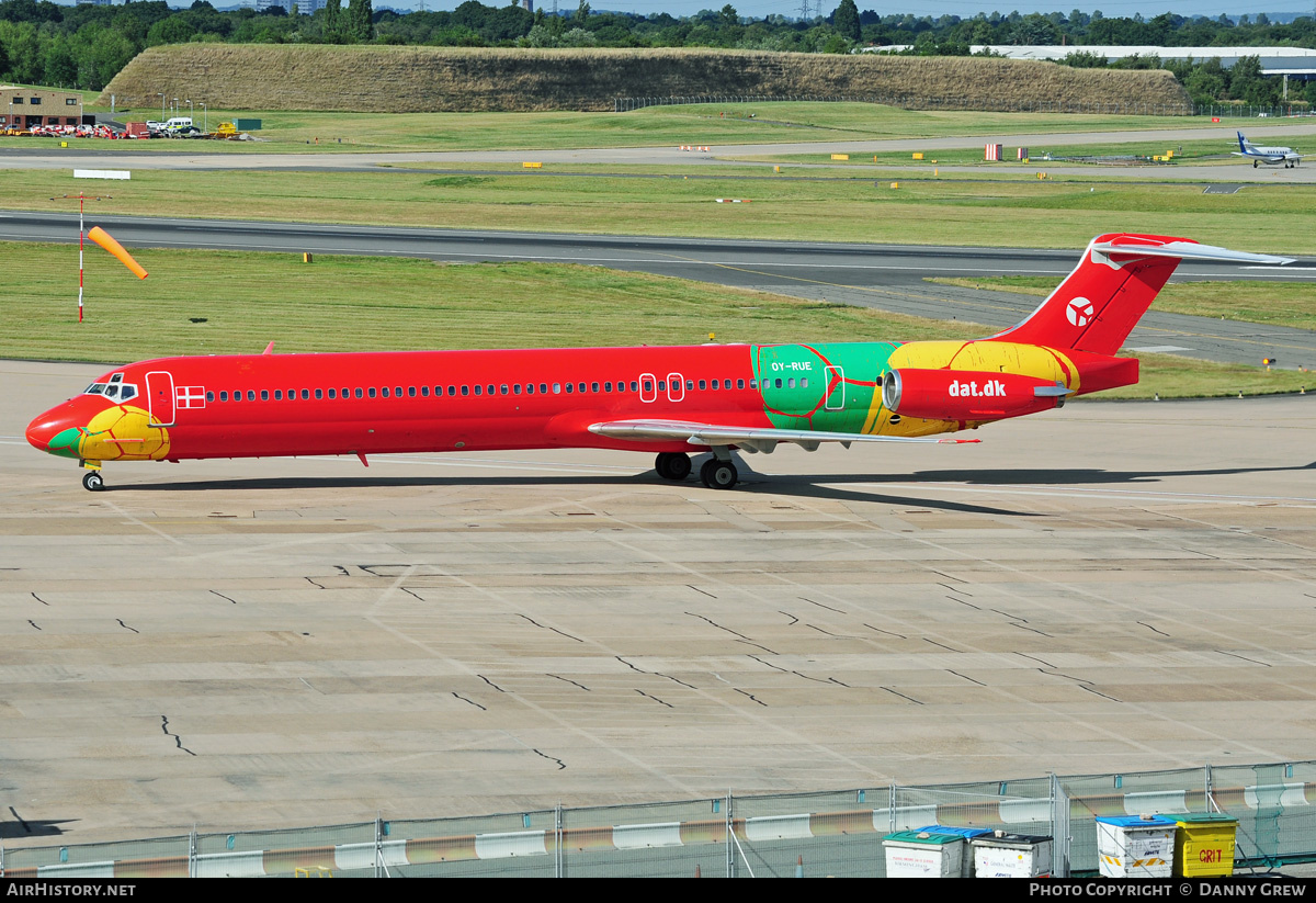 Aircraft Photo of OY-RUE | McDonnell Douglas MD-83 (DC-9-83) | Danish Air Transport - DAT | AirHistory.net #195913