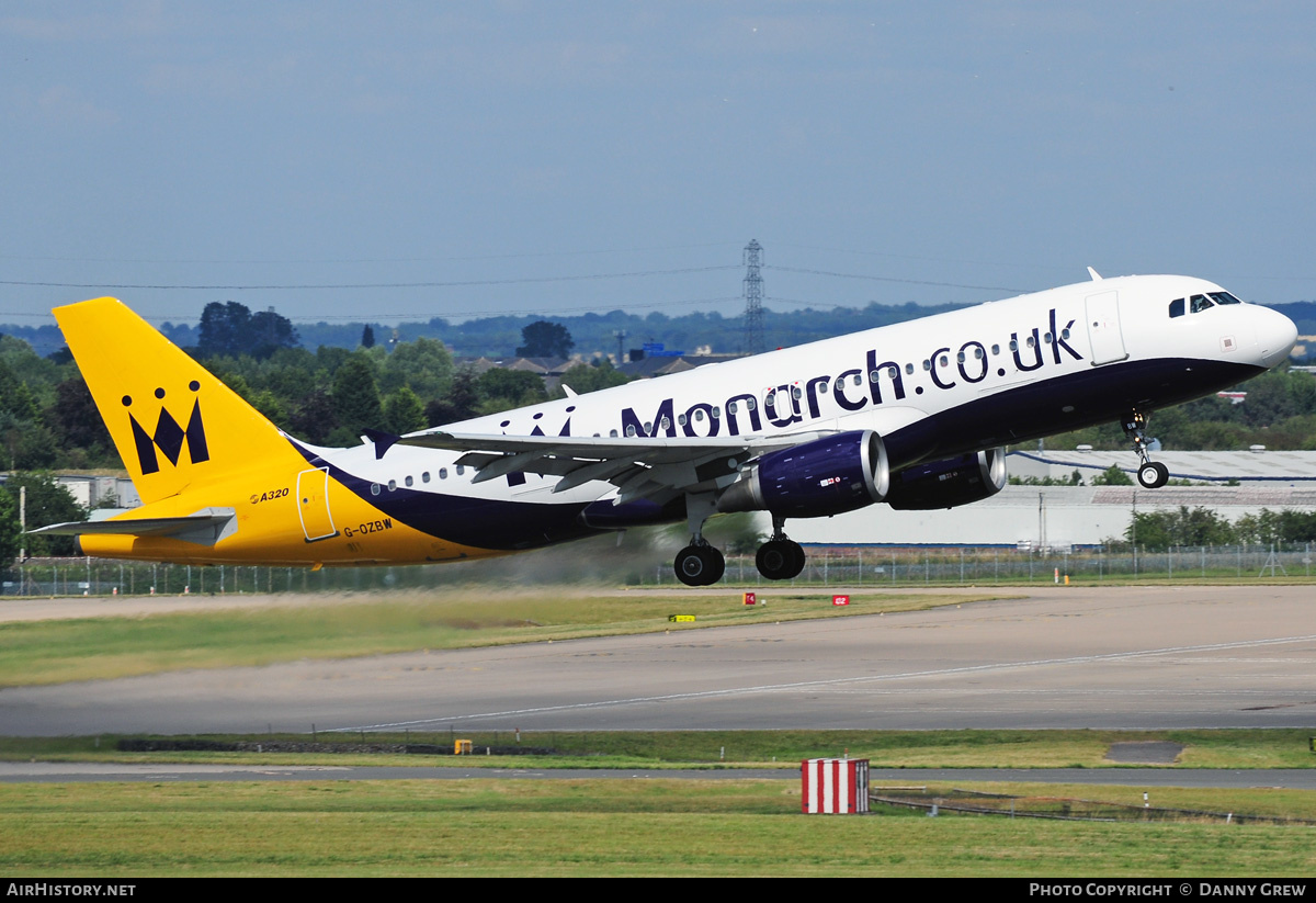 Aircraft Photo of G-OZBW | Airbus A320-214 | Monarch Airlines | AirHistory.net #195916