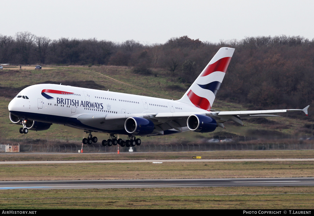 Aircraft Photo of F-WWAK | Airbus A380-841 | British Airways | AirHistory.net #195931