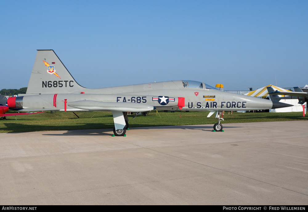 Aircraft Photo of N685TC | Northrop F-5A Freedom Fighter | USA - Air Force | AirHistory.net #195949