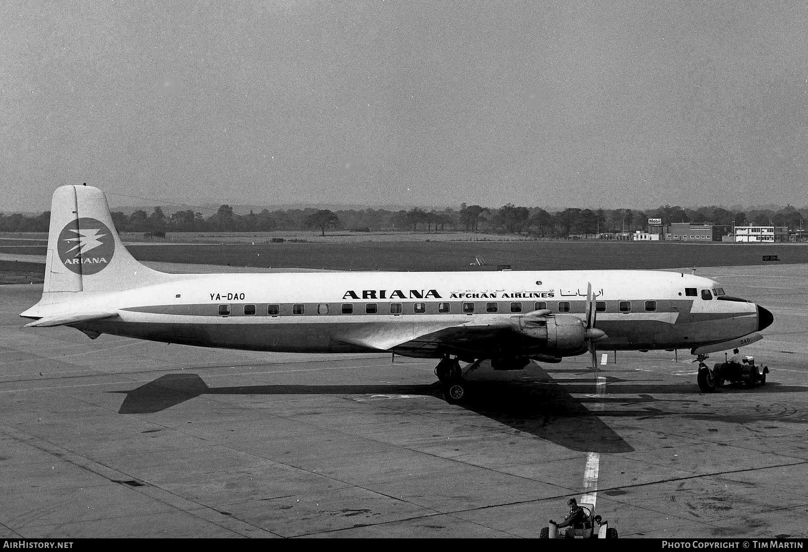 Aircraft Photo of YA-DAO | Douglas DC-6A | Ariana Afghan Airlines | AirHistory.net #195956