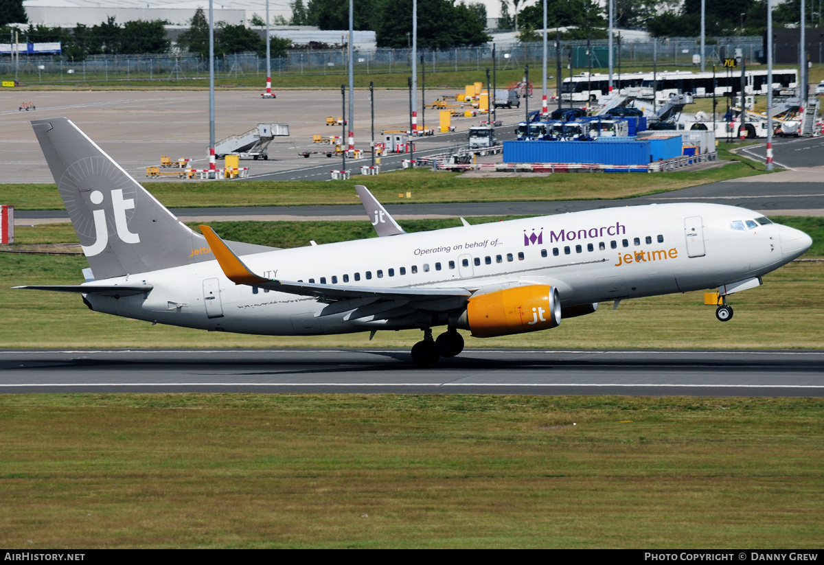 Aircraft Photo of OY-JTY | Boeing 737-7Q8 | Jettime | AirHistory.net #195970
