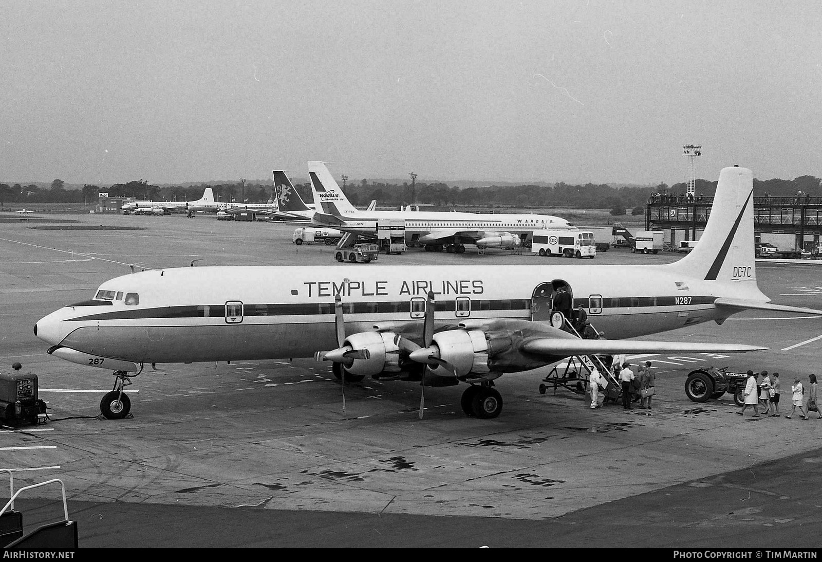 Aircraft Photo of N287 | Douglas DC-7C | Temple Airlines | AirHistory.net #196029