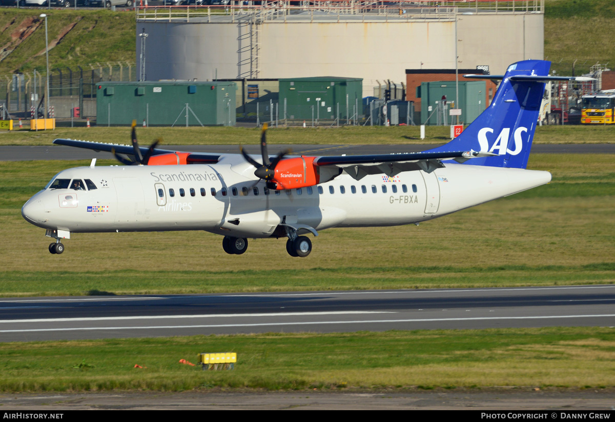 Aircraft Photo of G-FBXA | ATR ATR-72-600 (ATR-72-212A) | Scandinavian Airlines - SAS | AirHistory.net #196033