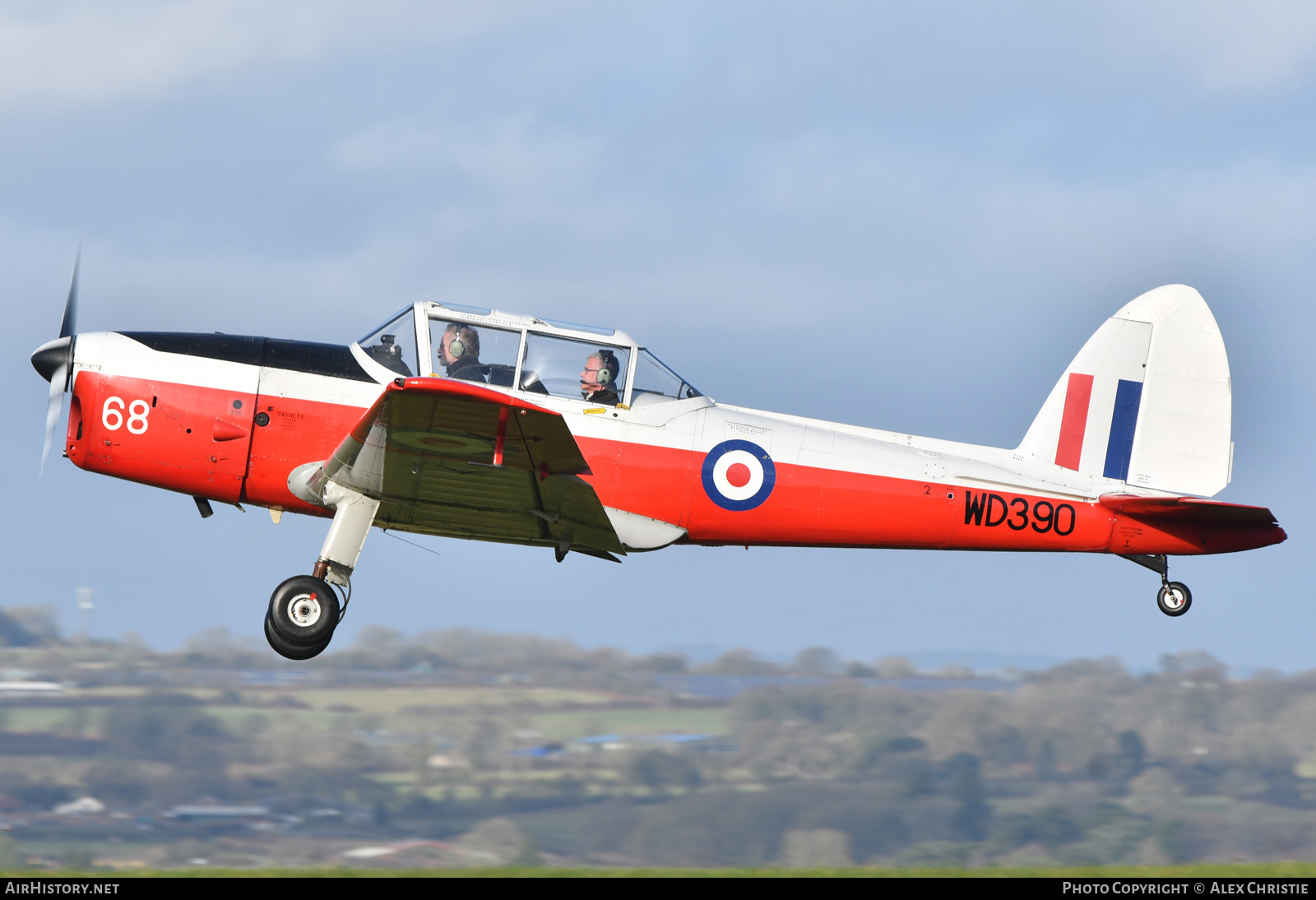 Aircraft Photo of G-BWNK / WD390 | De Havilland DHC-1 Chipmunk Mk22 | UK - Air Force | AirHistory.net #196073